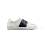 Sneakers Valentino Garavani Open Bianco e Blu Navy – Taglia 44