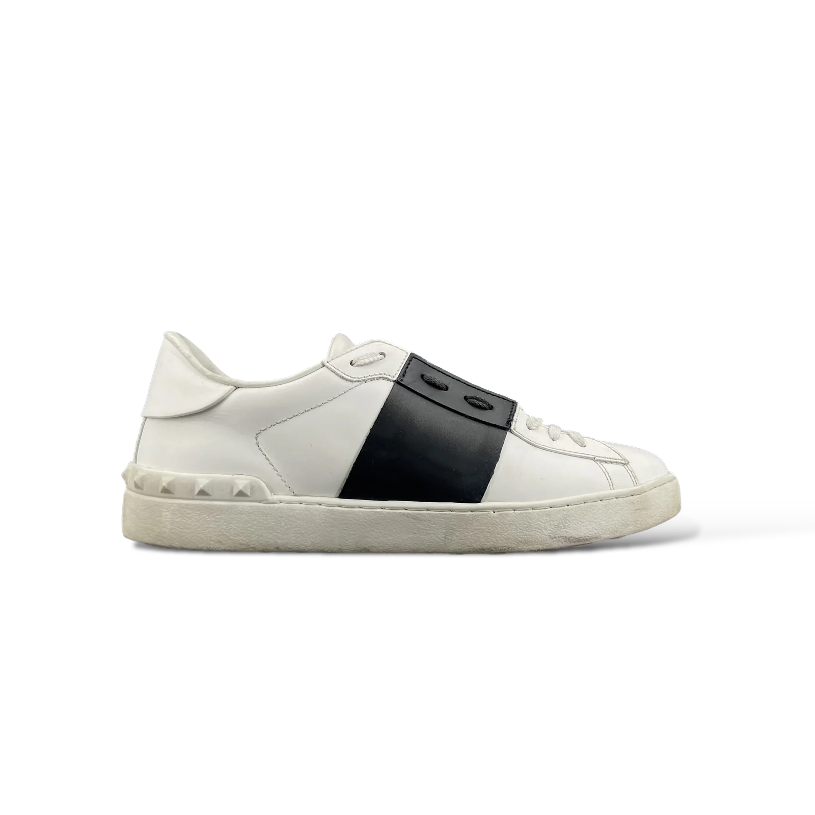 Baskets Valentino Garavani Open Blanc et Noir – Taille 41.5