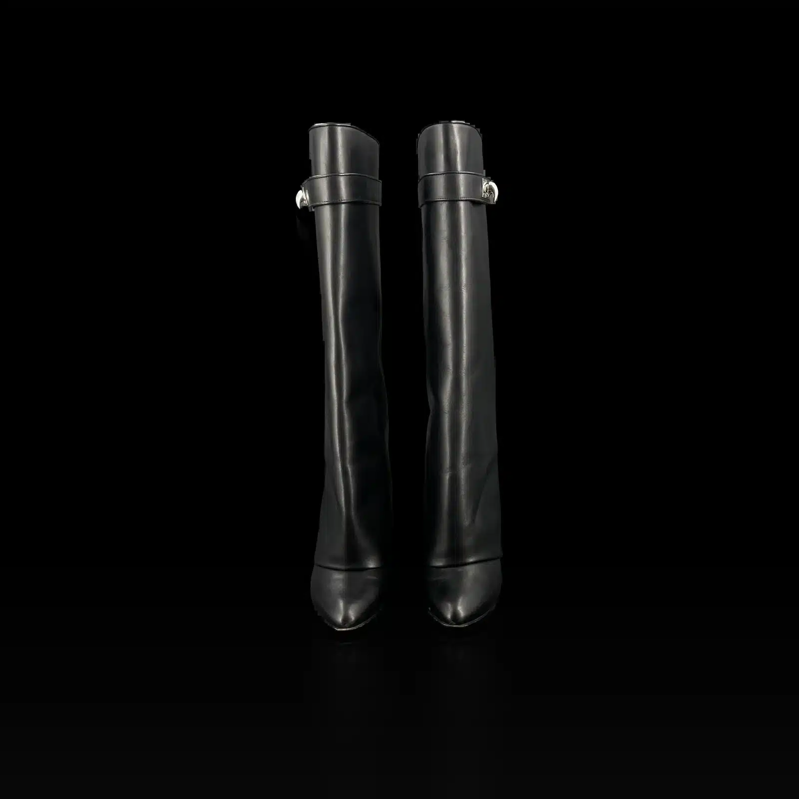 Stivali Givenchy Shark Lock Pelle Nera – Taglia 37 – 3