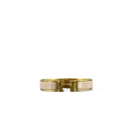 Pulsera Hermès Clic H Beige y Dorada – Talla Única