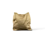 Bolso Tote Prada de Satén Dorado con Cadena – Large