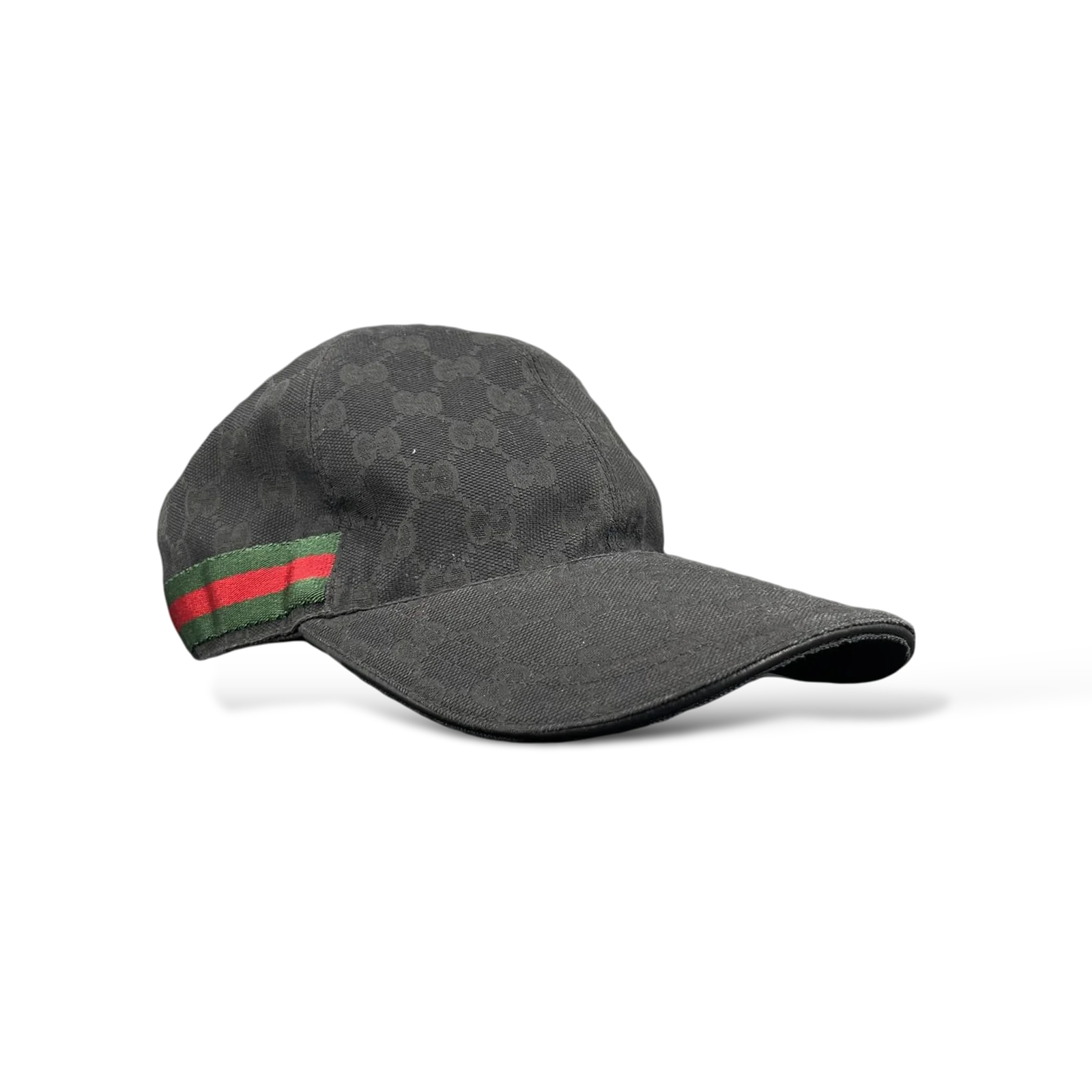 Casquette Gucci GG Noire en Toile Monogram – Taille XS