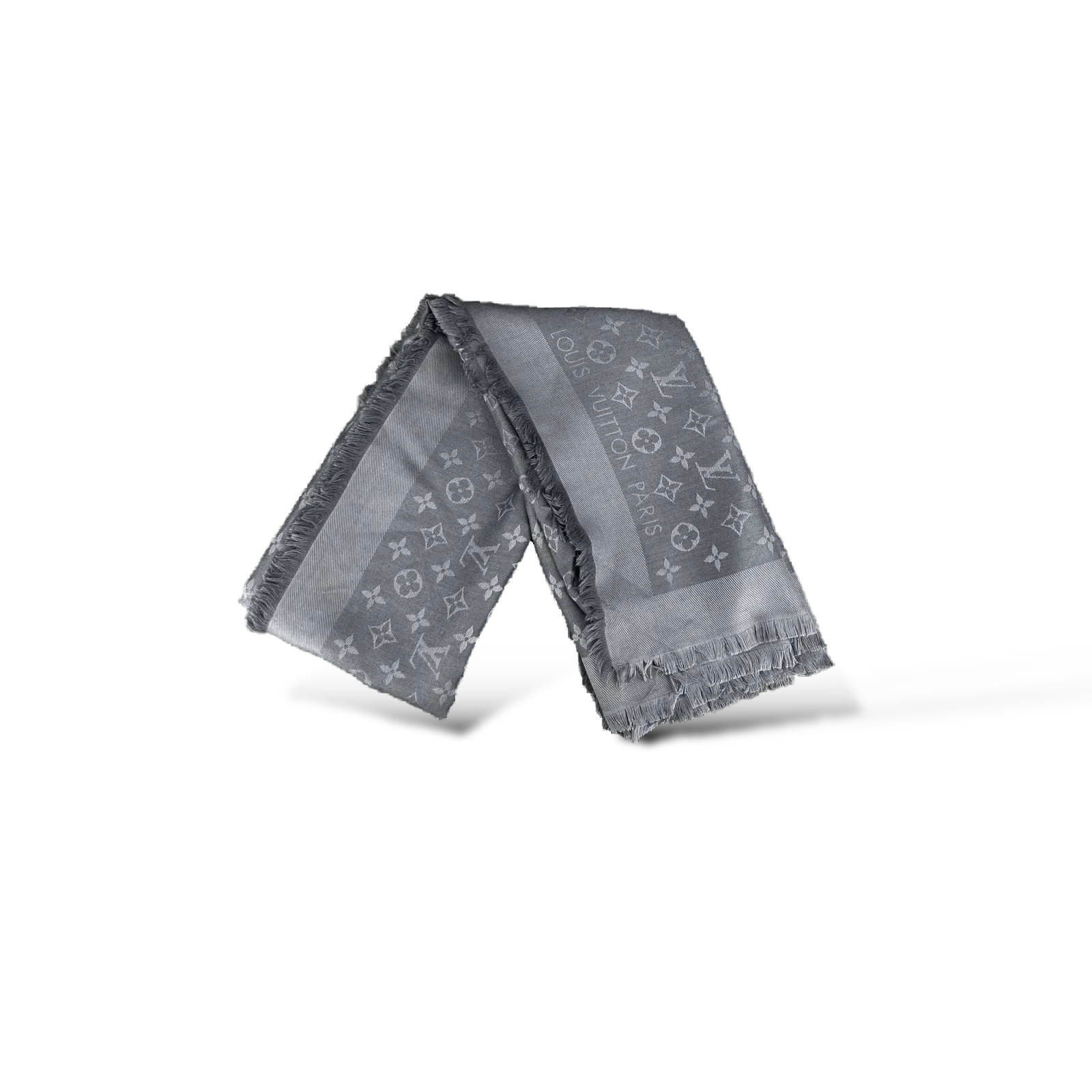 Châle Louis Vuitton Monogram Gris – Taille Unique