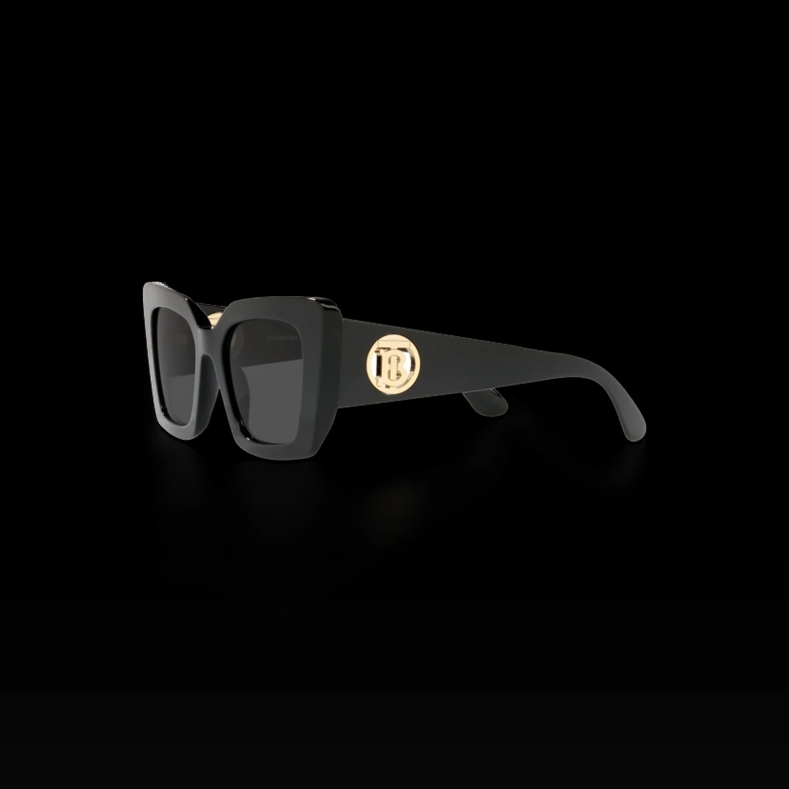 Occhiali da sole Burberry B4344 Neri con Monogramma TB Dorato – Taglia Unica – 2