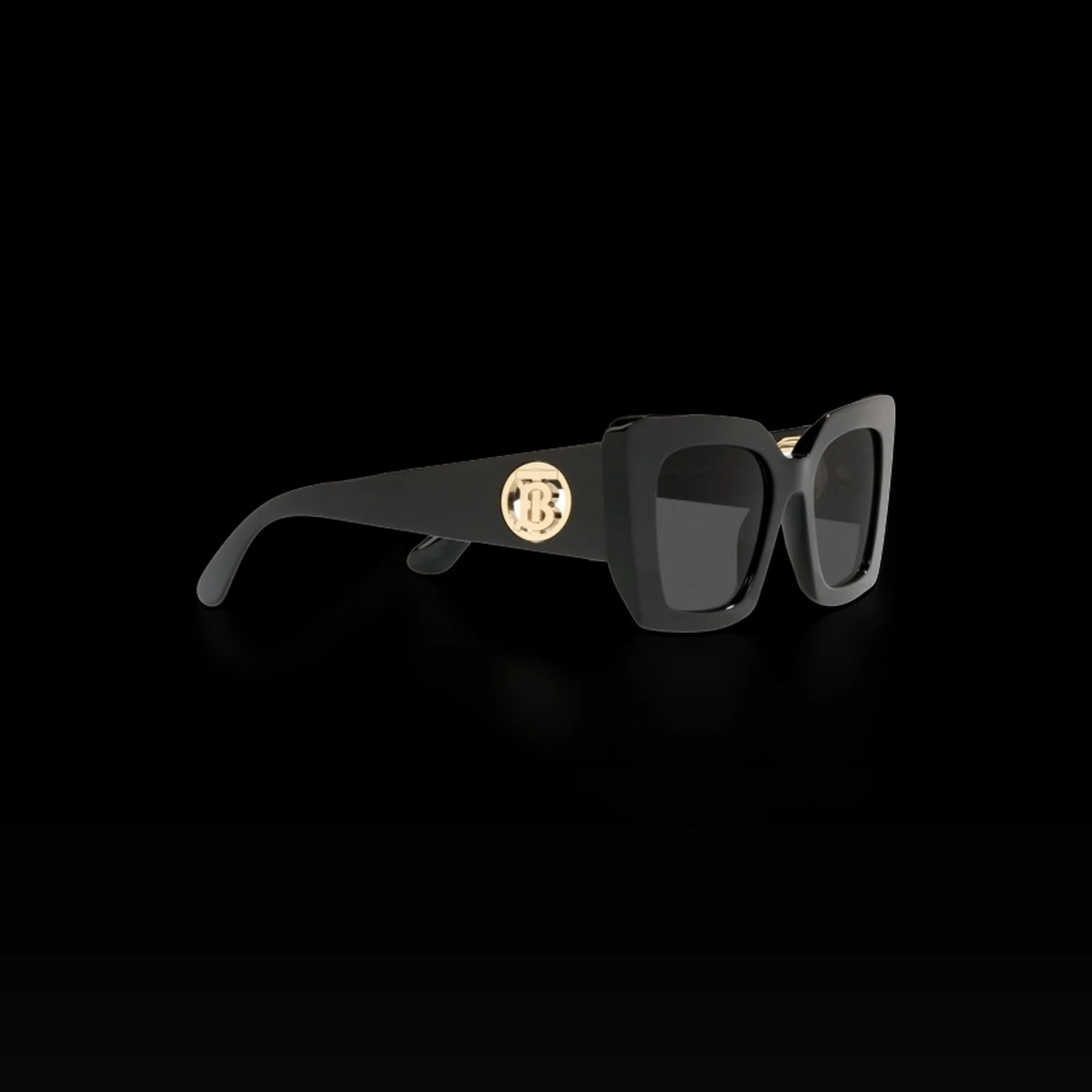 Occhiali da sole Burberry B4344 Neri con Monogramma TB Dorato – Taglia Unica – 3