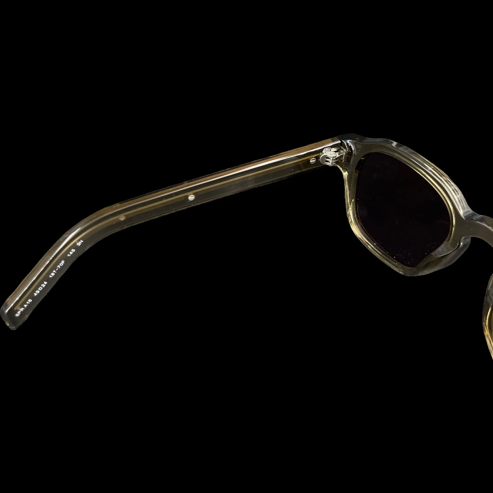 Gafas de sol Prada PR A16S Caqui Translúcido – Talla Única – 3