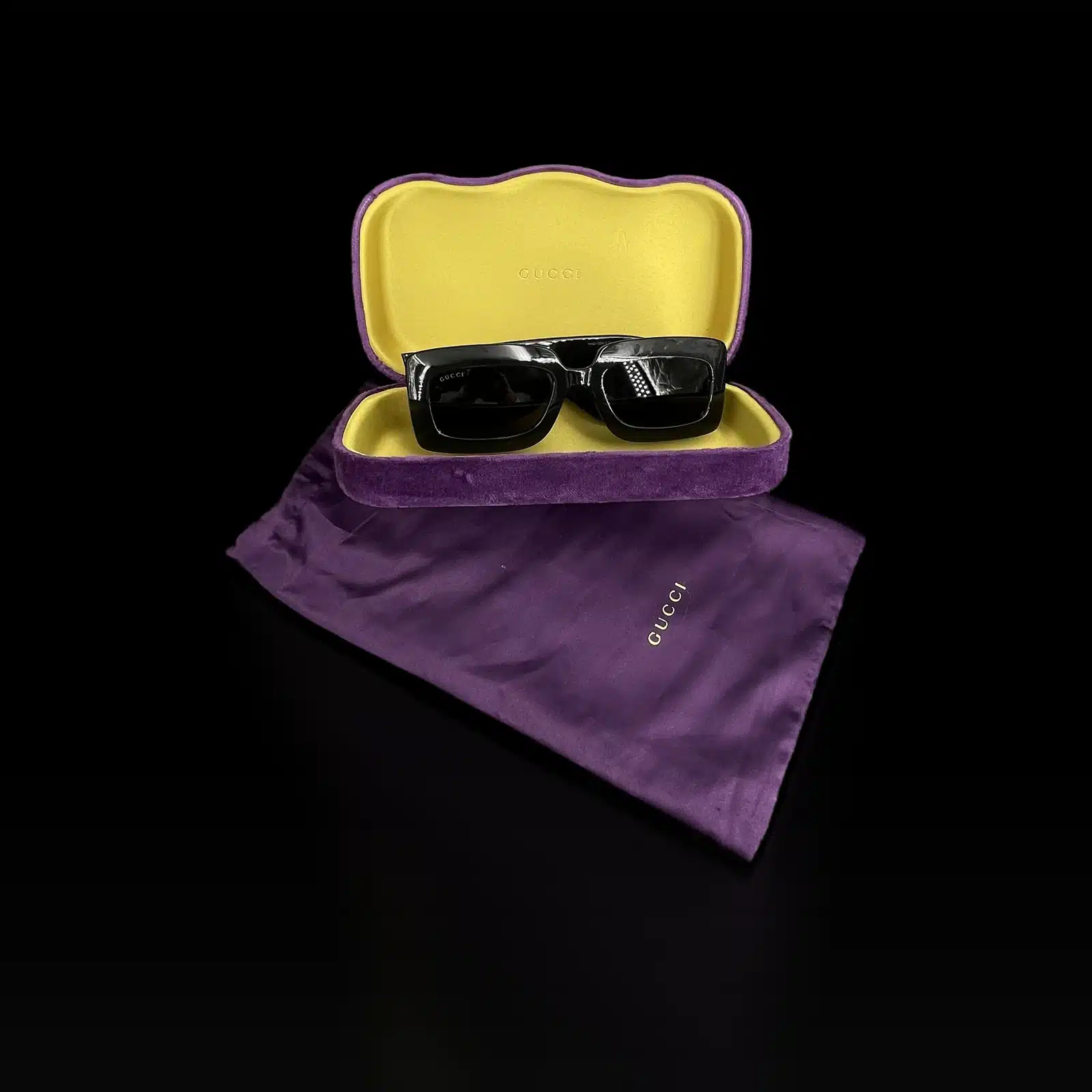Lunettes de soleil Gucci GG0811S Noires – Taille Unique