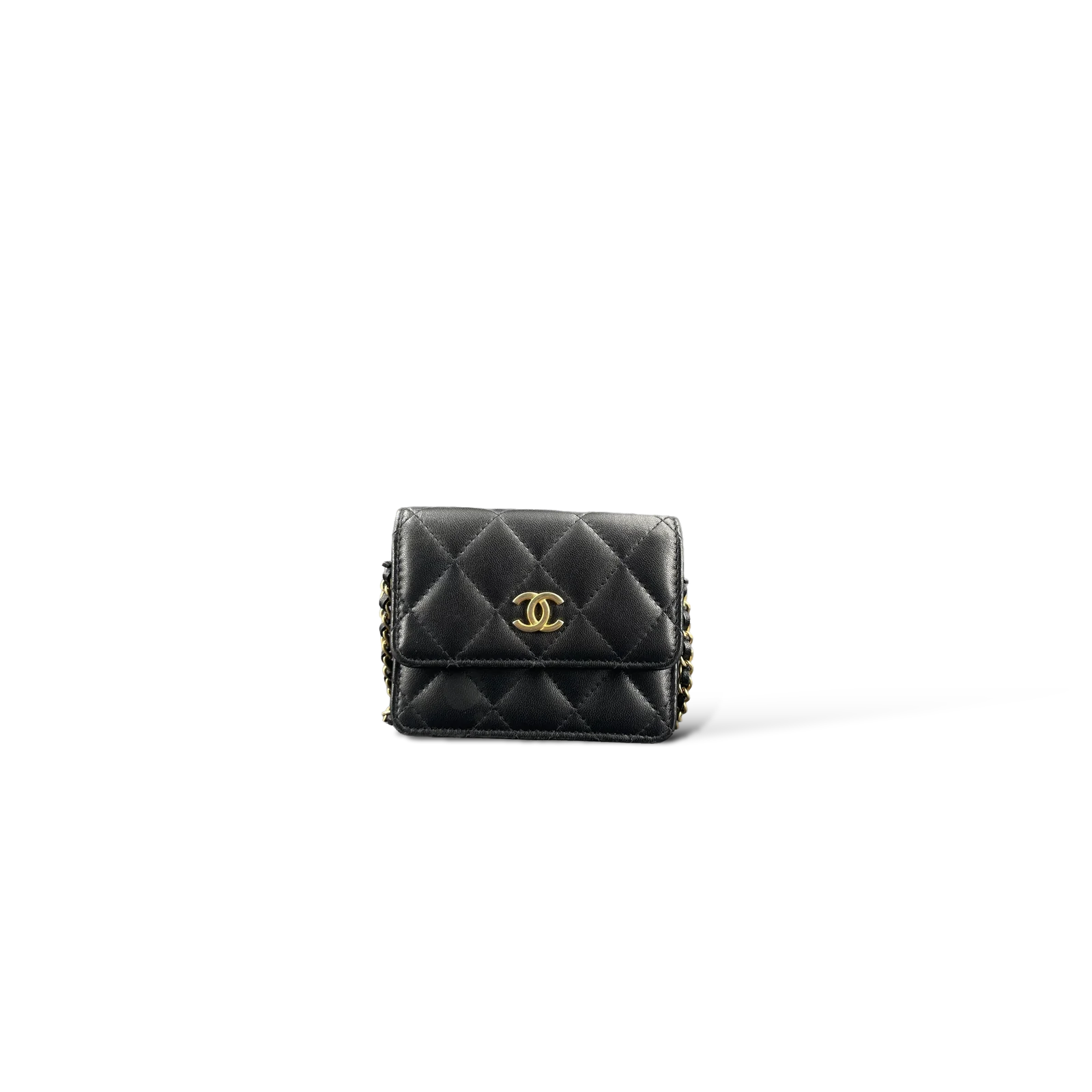 Mini Sac Chanel Matelassé Noir à Chaîne – Taille Mini