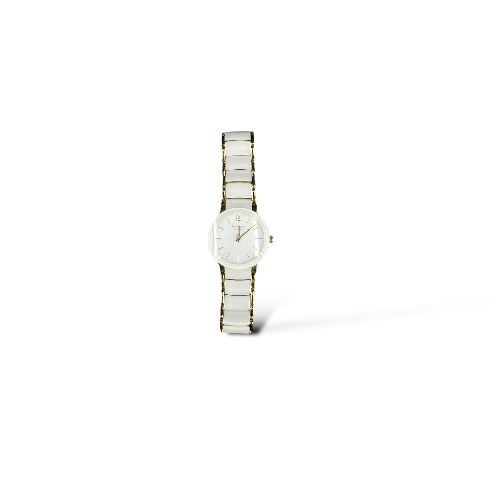 Montre Pierre Lannier Ceramic Blanche et Dorée – Femme