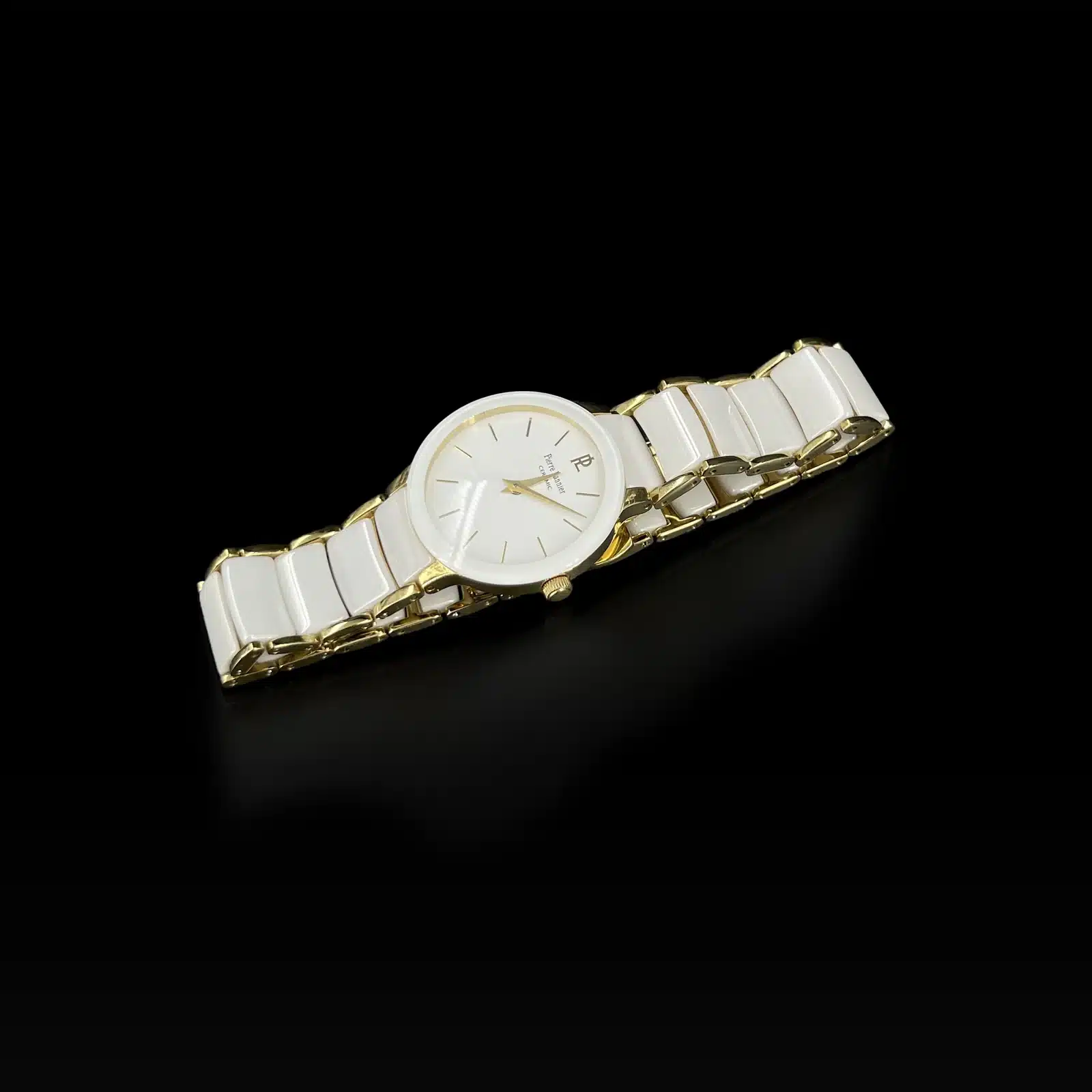 Reloj Pierre Lannier Ceramic Blanco y Dorado – Mujer – 2