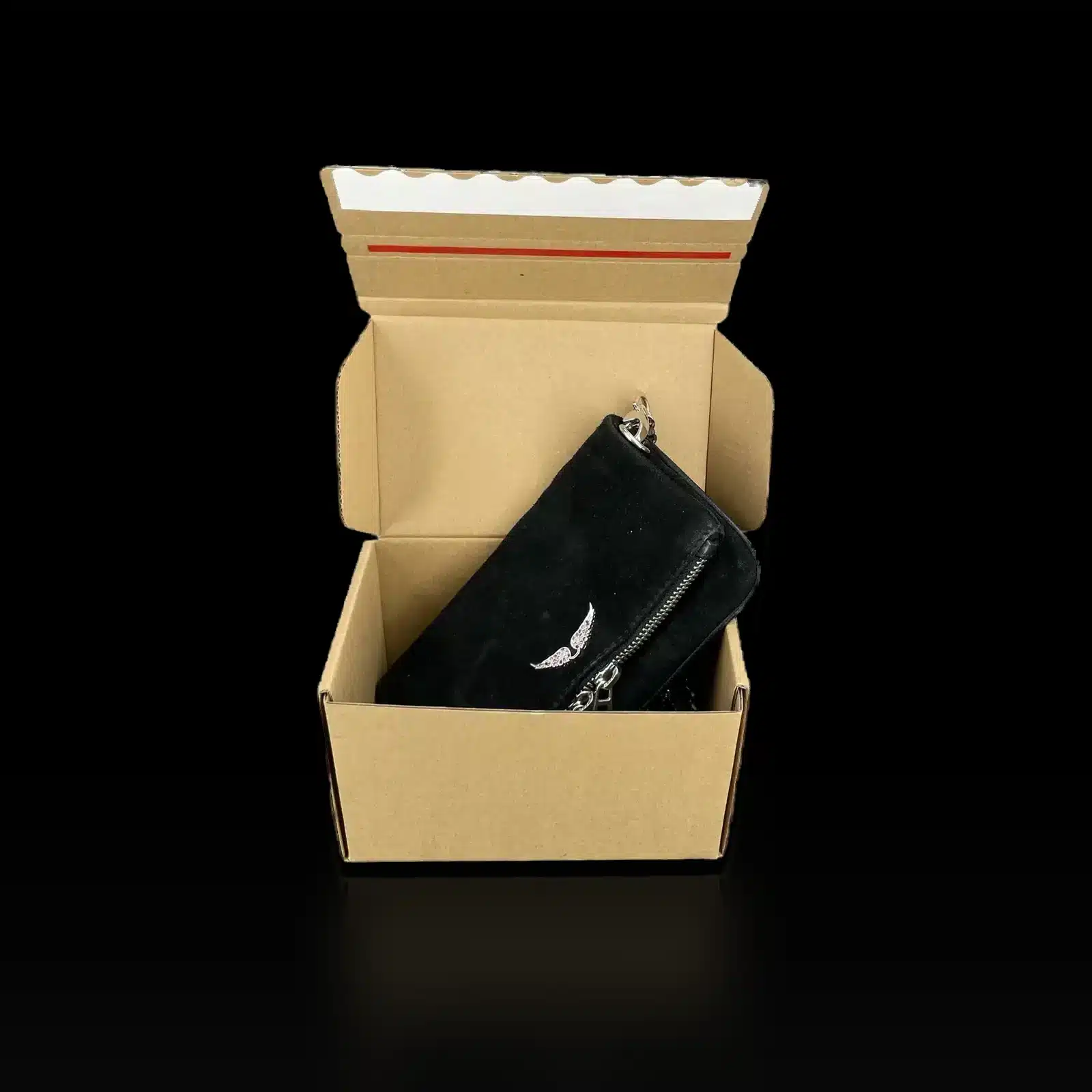 Pochette Zadig et Voltaire Rock Mini dans son carton d'expédition SELL