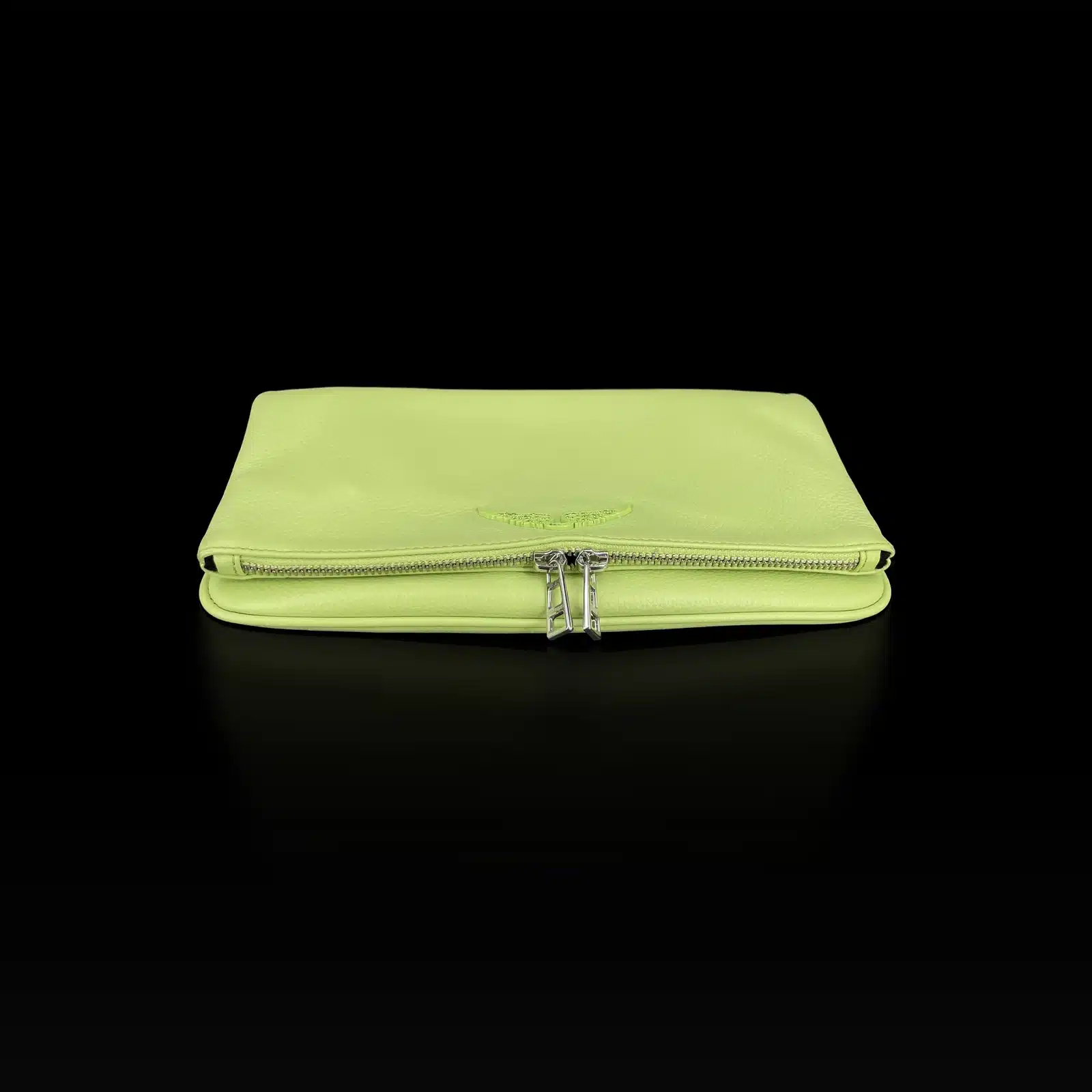 Pochette Zadig & Voltaire Rock Pelle Verde Lime – Taglia Media – 3