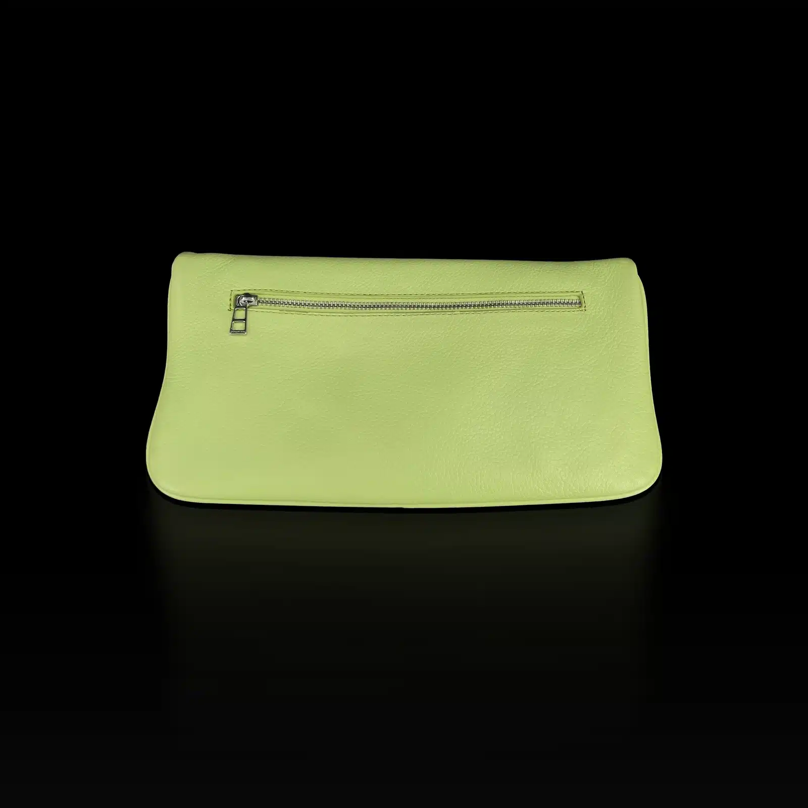 Pochette Zadig & Voltaire Rock Pelle Verde Lime – Taglia Media – 4