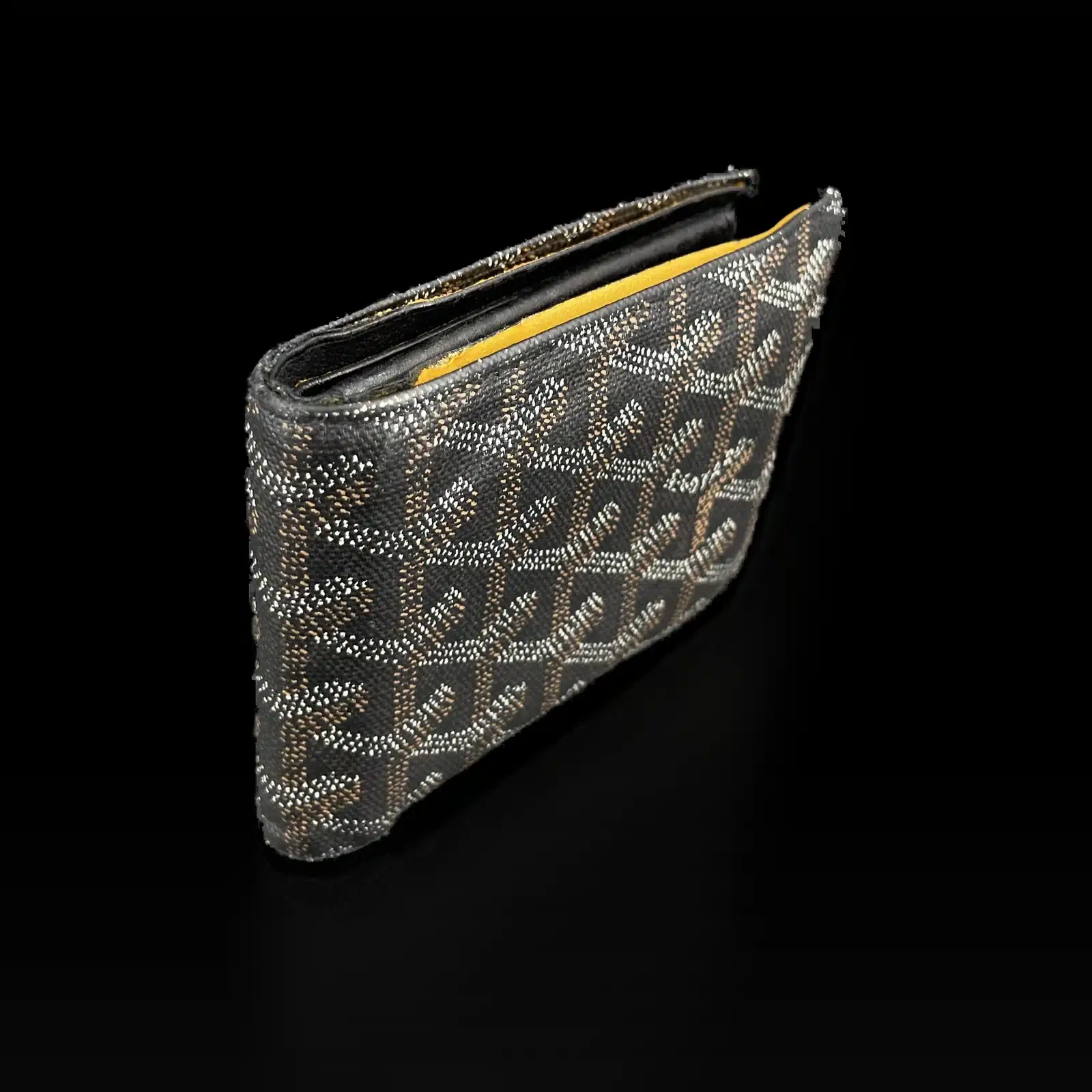 Goyard Victoire Wallet in Black Goyardine Canvas – 2