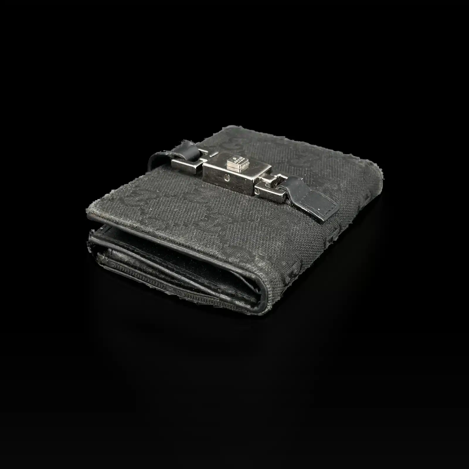 Gucci Jackie Wallet in Black GG Canvas – One Size – 4