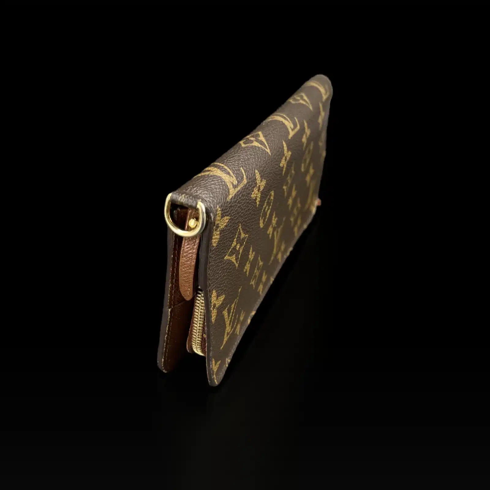 Tranche du portefeuille Louis Vuitton Insolite avec tirette en cuir