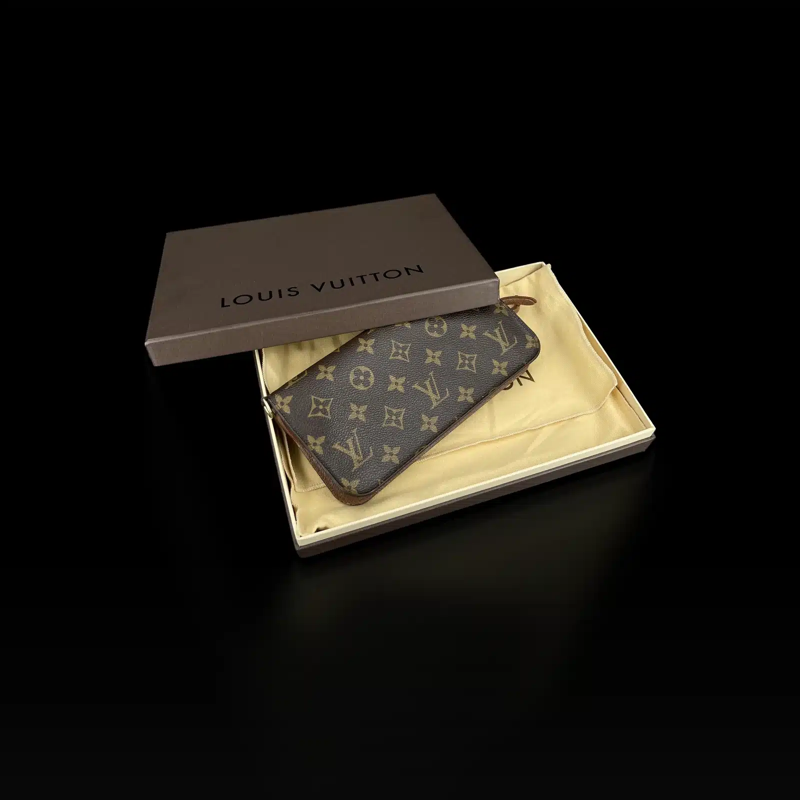 Portefeuille Louis Vuitton Insolite Toile Monogram Marron