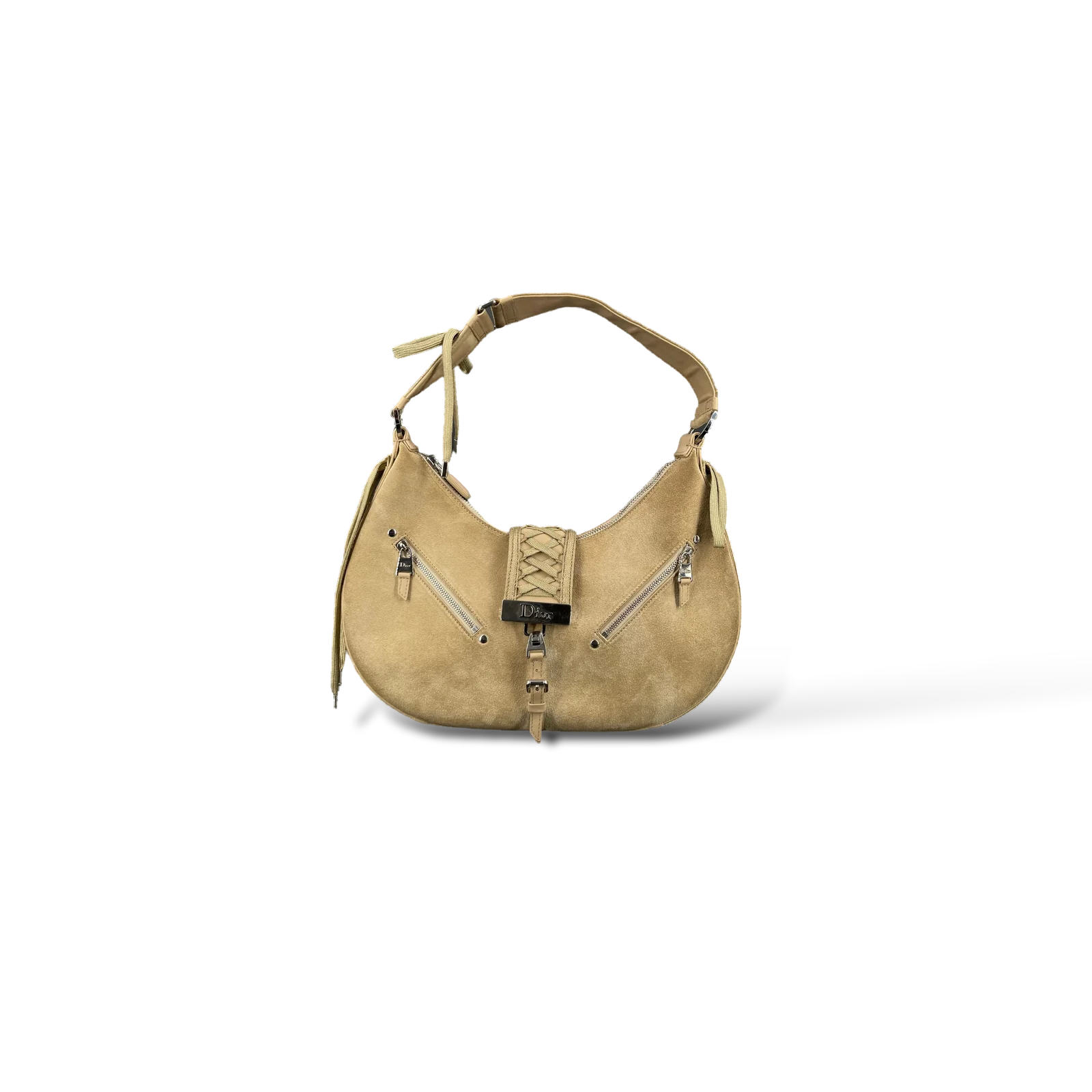 Sac Dior Admit It Hobo en Daim Beige