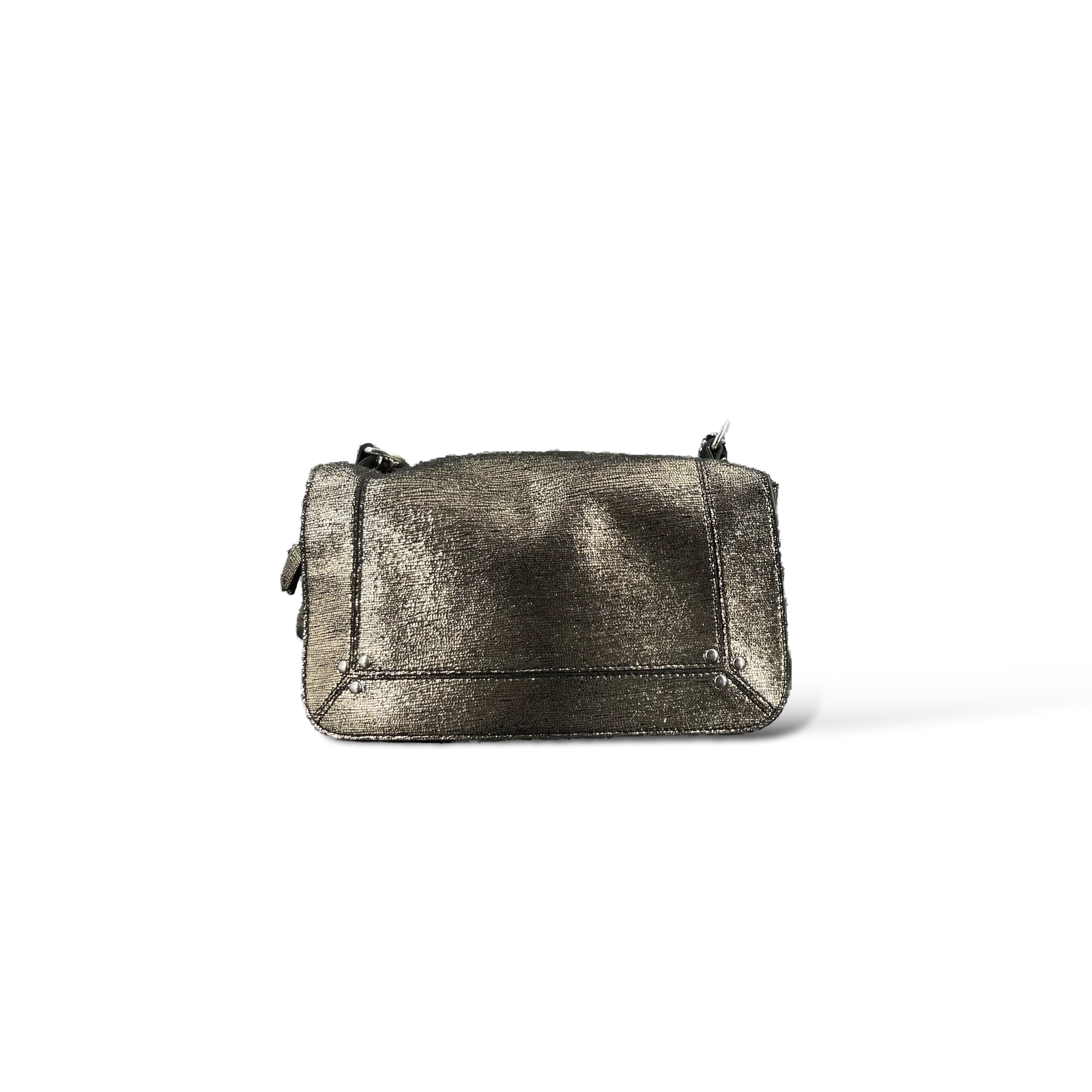 Sac Jérôme Dreyfuss Bobi M en Cuir Métallisé Bronze