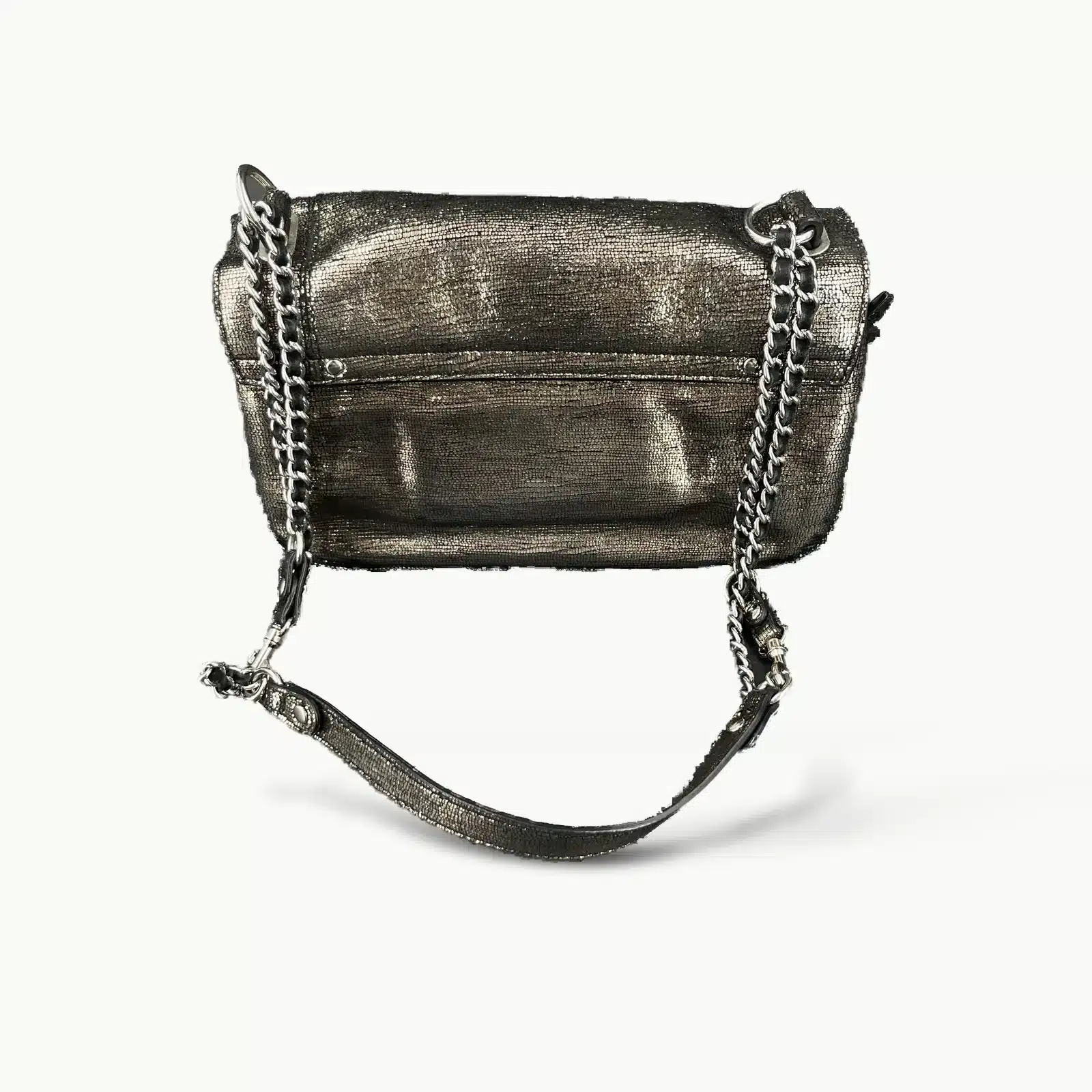 Jérôme Dreyfuss Bobi M Bag in Metallic Bronze Leather – 3