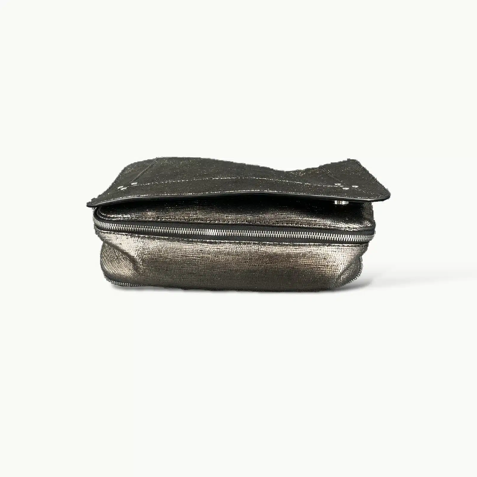 Jérôme Dreyfuss Bobi M Bag in Metallic Bronze Leather – 4