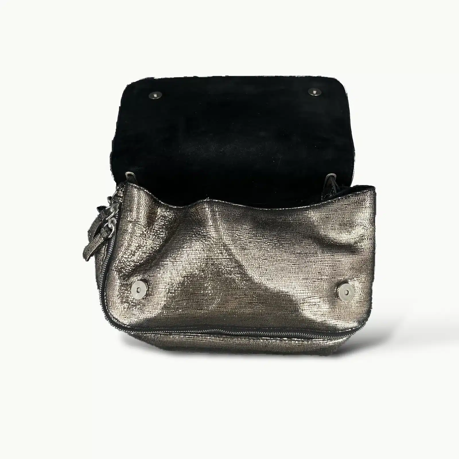 Jérôme Dreyfuss Bobi M Bag in Metallic Bronze Leather – 5