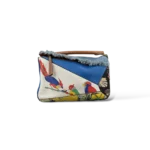 Sac Loewe Puzzle Paula’s Ibiza Denim et Cuir Multicolore – Medium