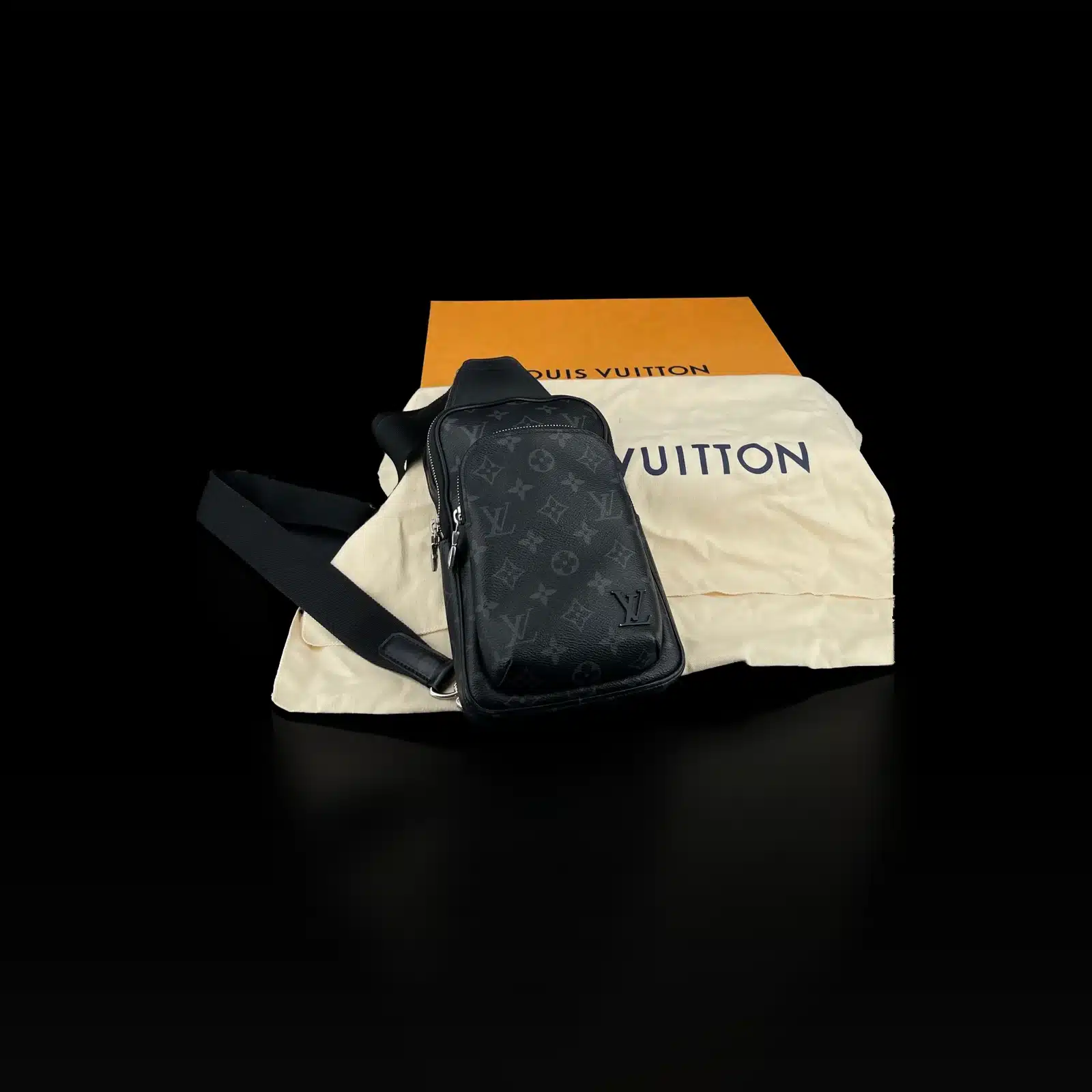 Sac Louis Vuitton Avenue Sling PM Monogram Eclipse Noir
