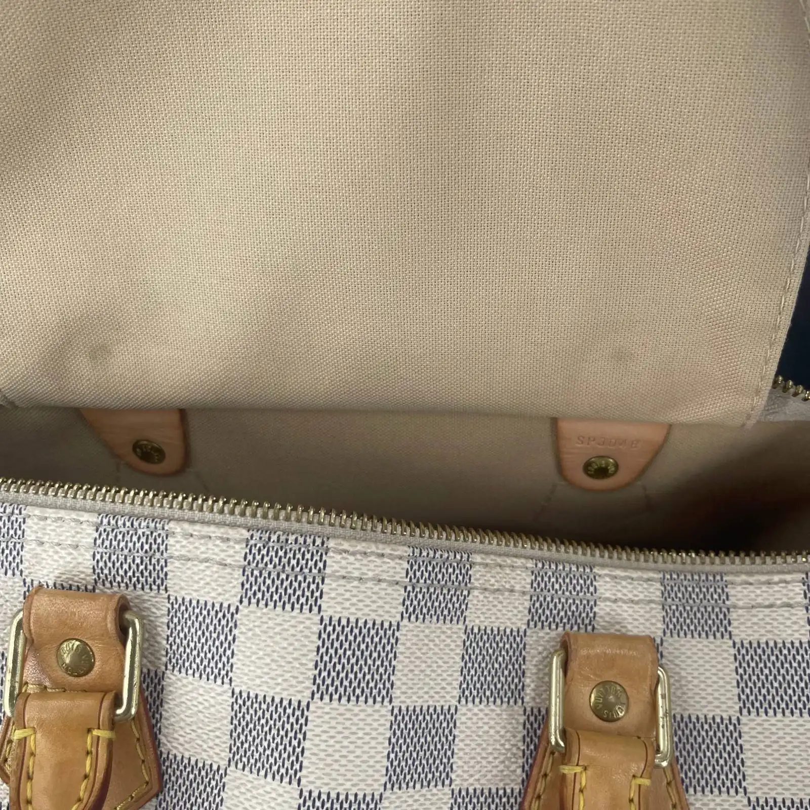 Louis Vuitton Speedy 25 Damier Azur Bag – 5