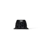 Sac Maje M Mini Patchwork Noir à Franges