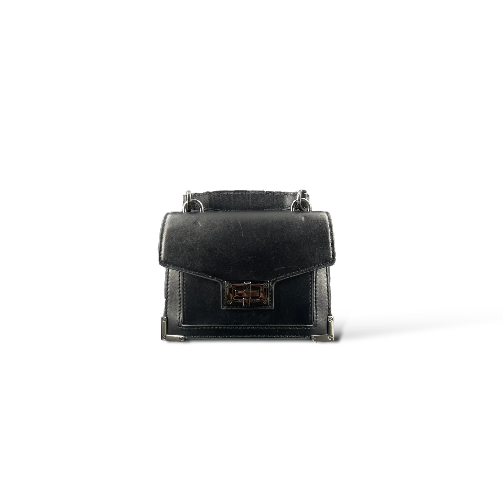 Sac The Kooples Emily Mini Cuir Noir