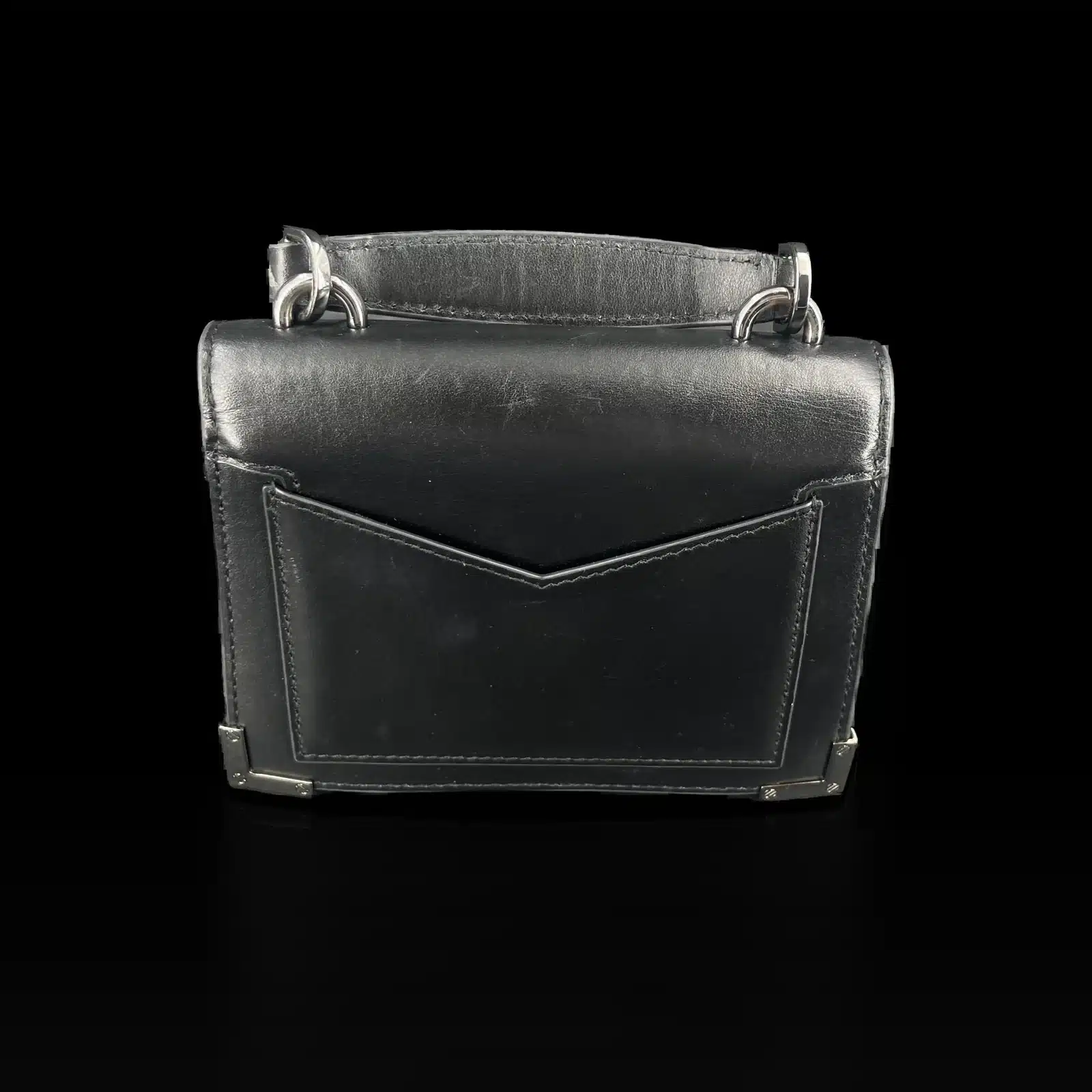 The Kooples Emily Mini Bag Black Leather – 3