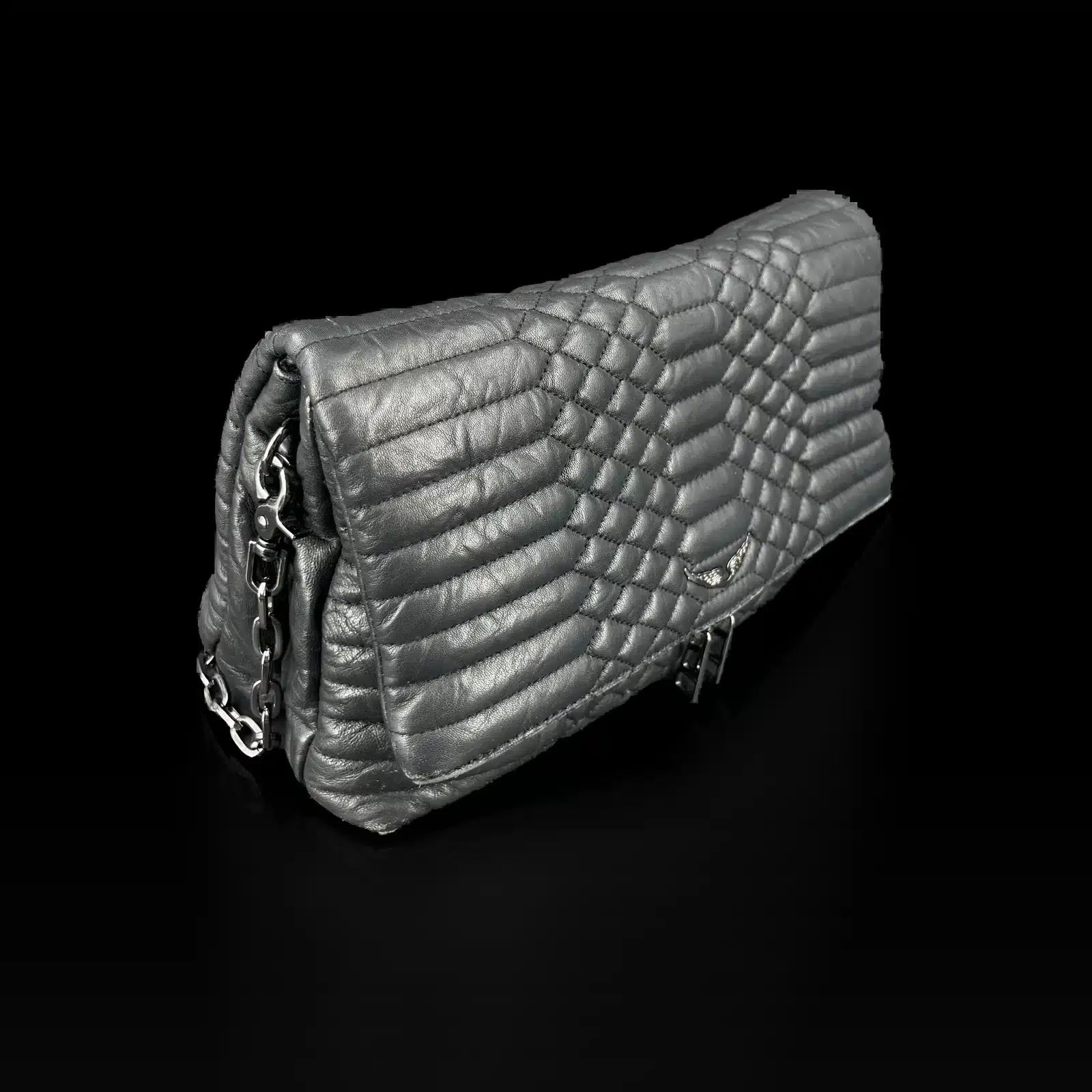 Borsa Zadig et Voltaire Rocky Trapuntata Nera – Taglia Media – 2