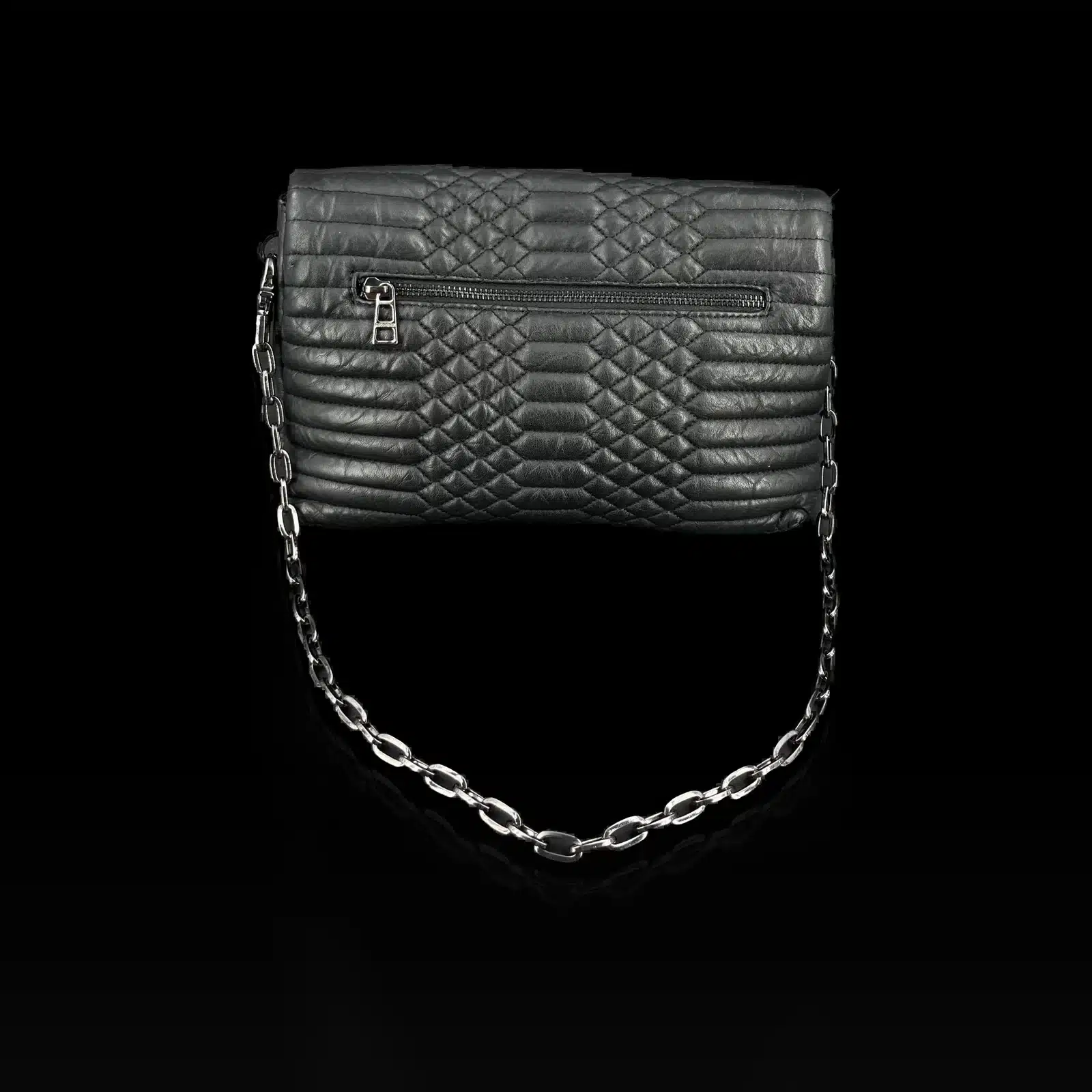 Borsa Zadig et Voltaire Rocky Trapuntata Nera – Taglia Media – 4