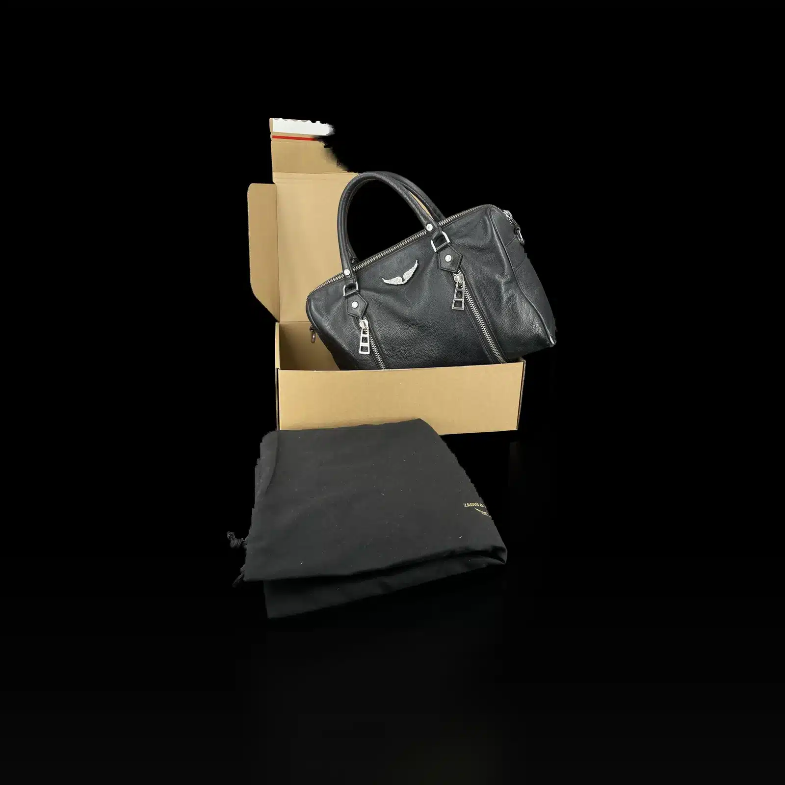 Borsa Zadig & Voltaire Sunny Medium Pelle Nera – 7