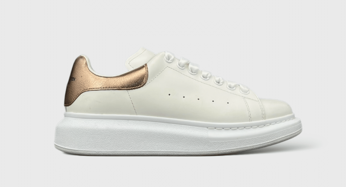 8200 Alexander Mcqueen Overzise Blanc/Cuivre 40