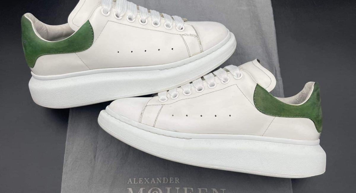 Alexander Mcqueen Oversize blanche/verte 40