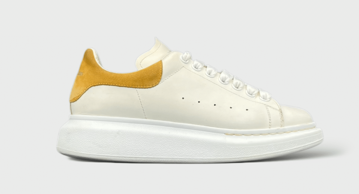 0000000693 Alexander Mcqueen Oversize Jaune/blanc 39