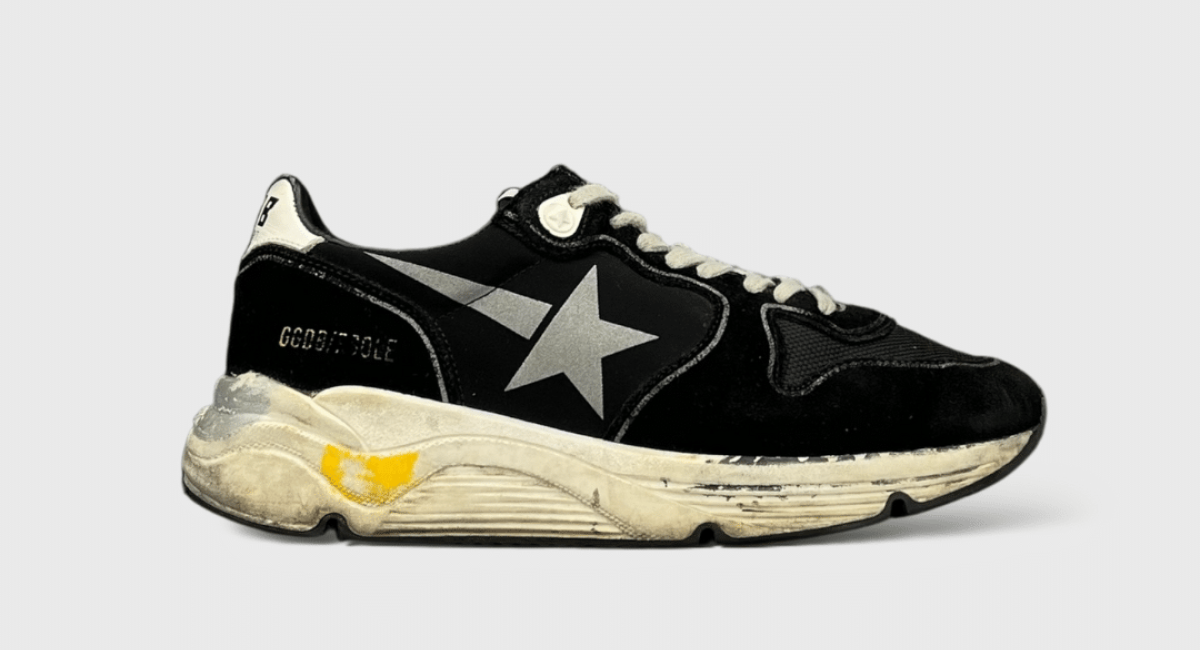 7914 Golden Goose Running Noir/Blanc/Jaune 36