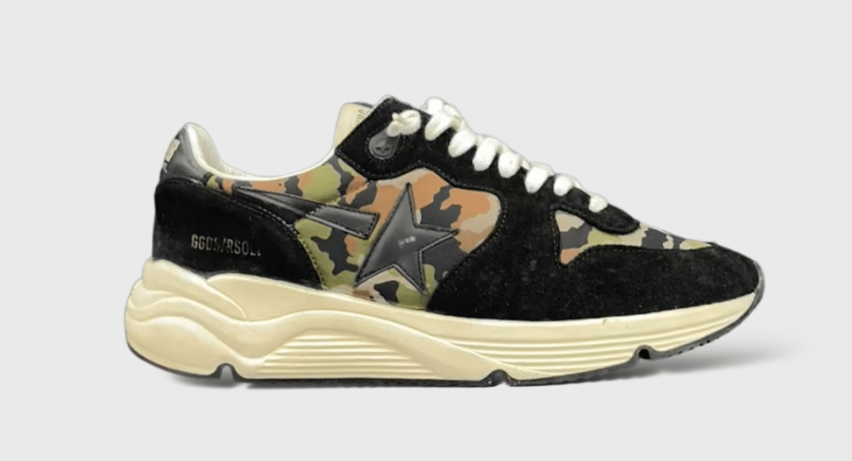 0000001091 Golden Goose Running Camouflage/Noir 42
