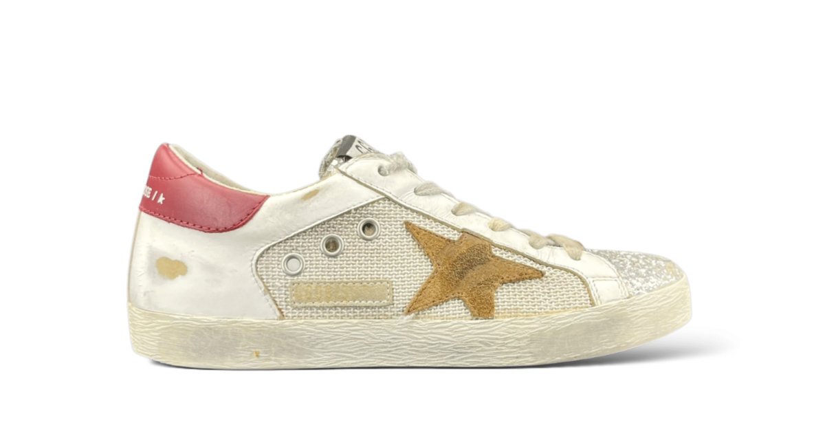 Golden Goose Super Star Blanc/ rouge/ argenté 35