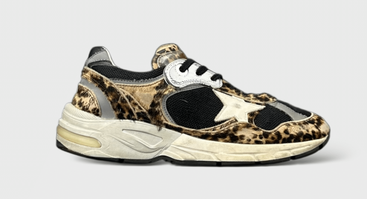 9965 Golden Goose Dad Star Léopard/noir/blanc 36