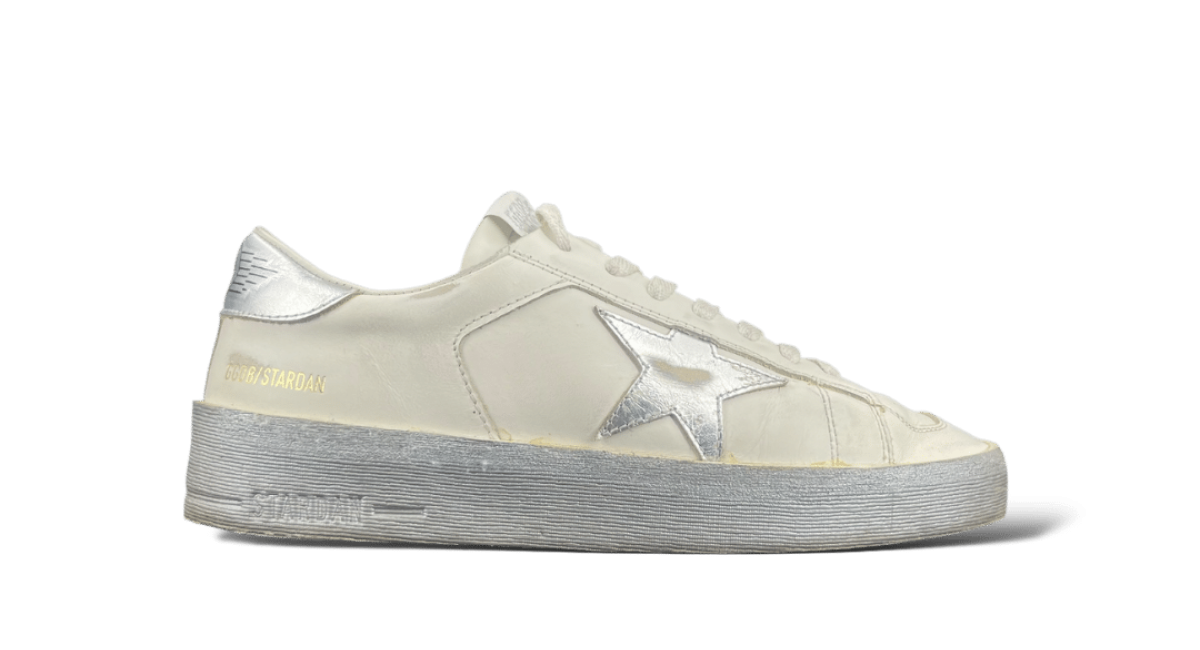 Golden Goose Stardan / Blanc / Argenté / 38