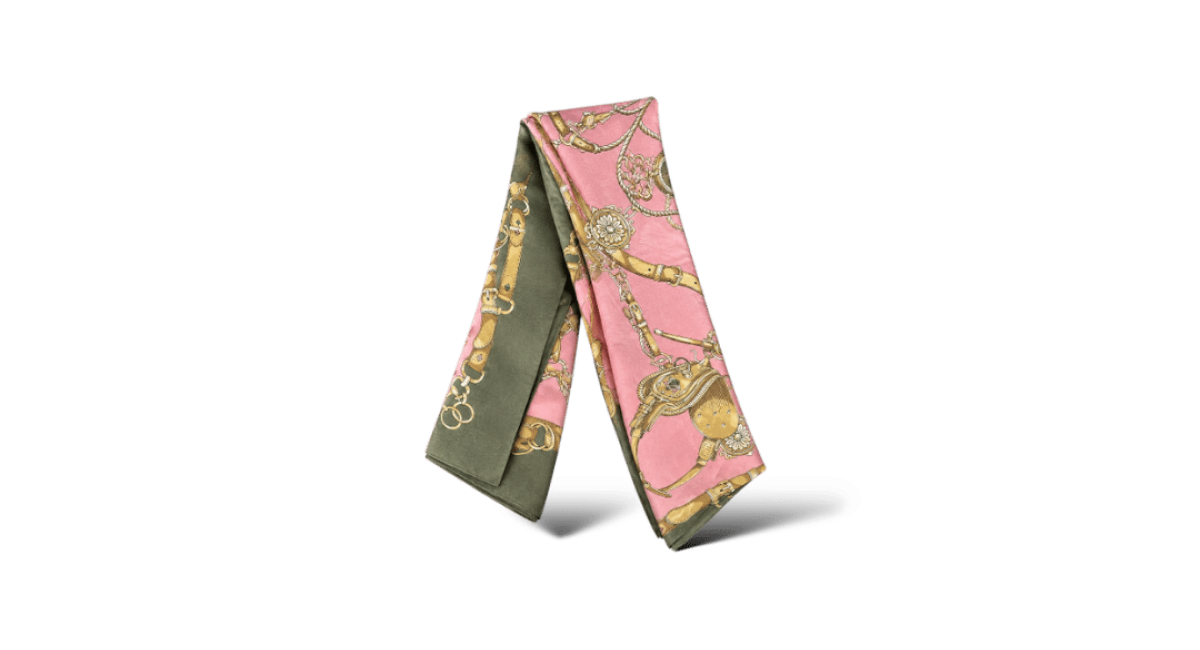 Celine Foulard  / Rose / Doré / Taille Unique