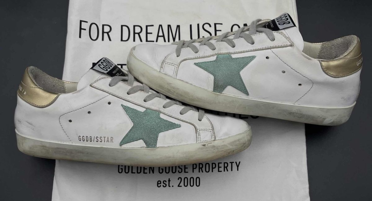 golden goose super star blanc/vert 37