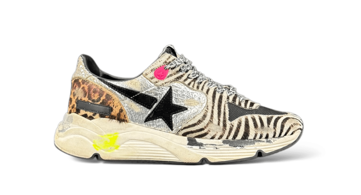0000002276 Golden Goose Running leopard/Noir/zèbre  36