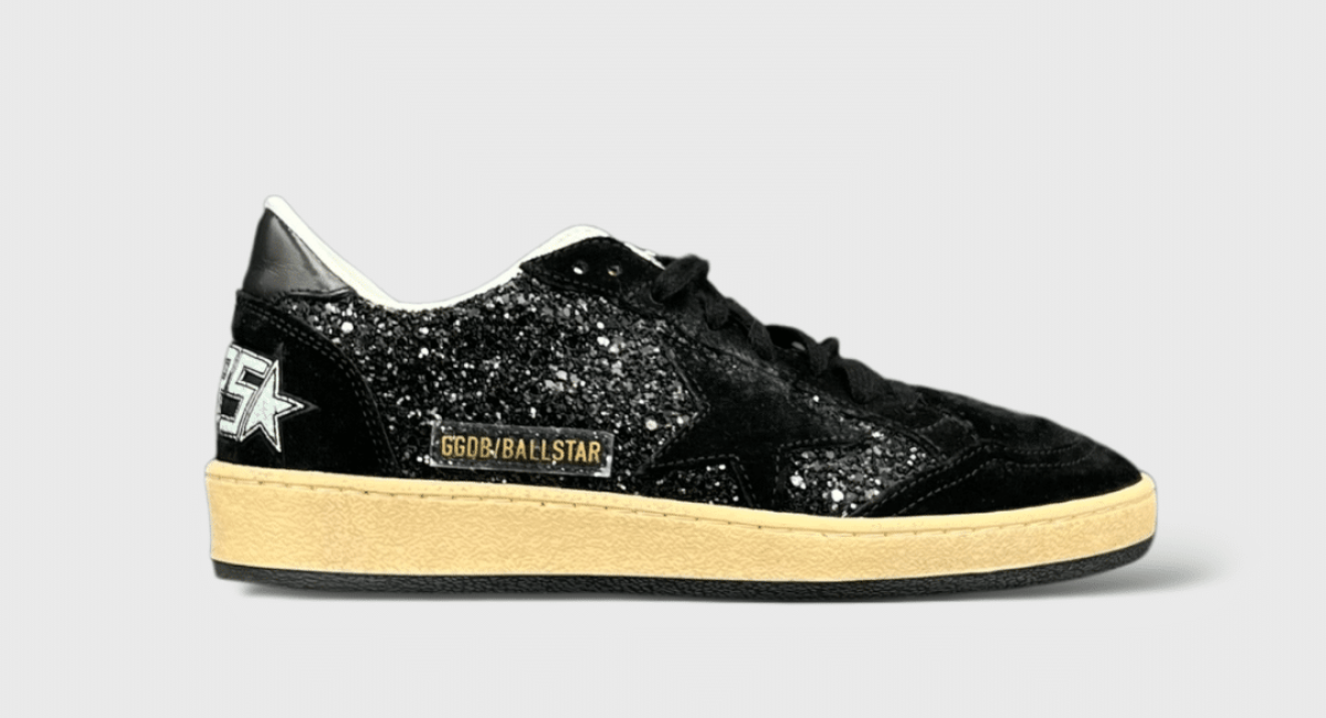 8108 Golden Goose Ball Star Noir/Paillette 38