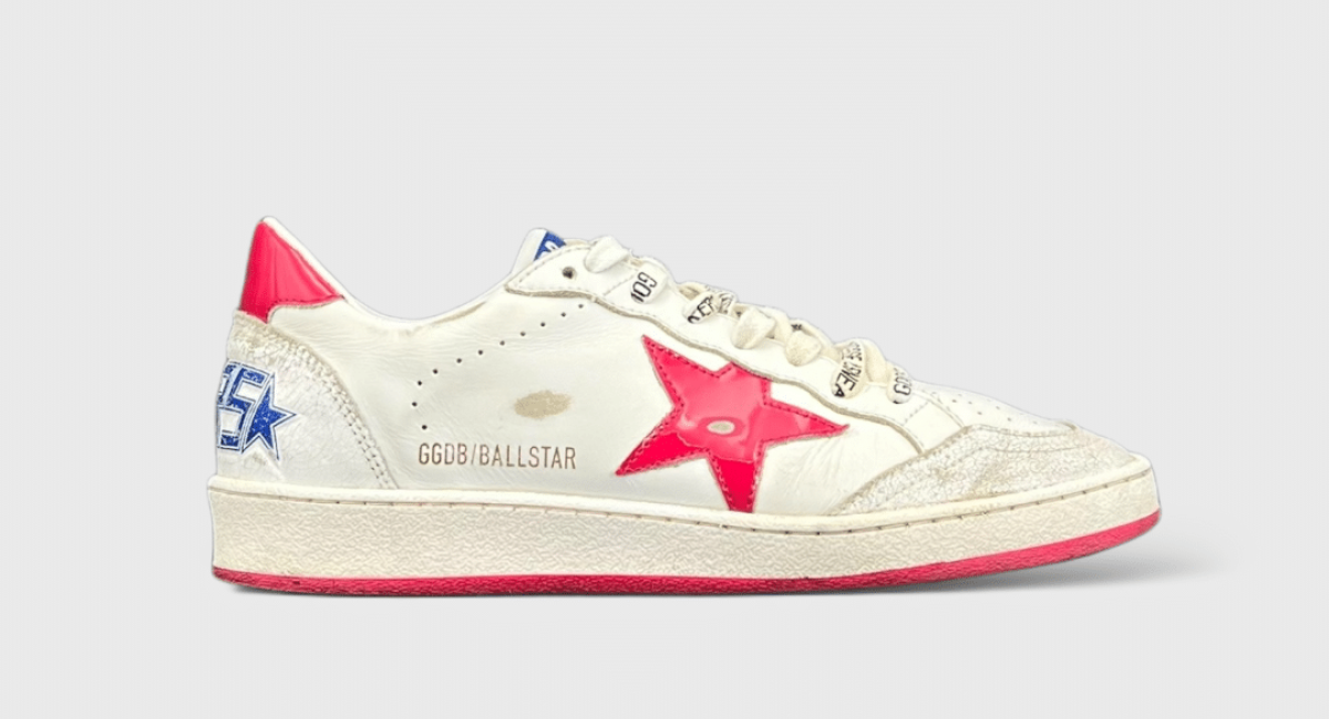 8260 Golden goose Ball Star blanche/rose 37