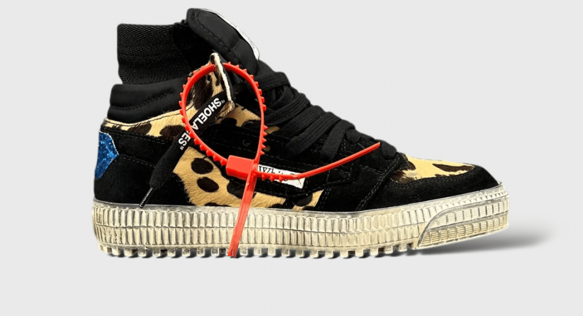 0000000504 Off White 3.0 Noir/léopard 36