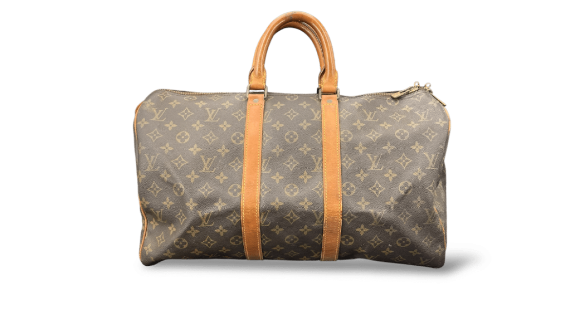 Louis Vuitton Keepall Cuir/Marron 45